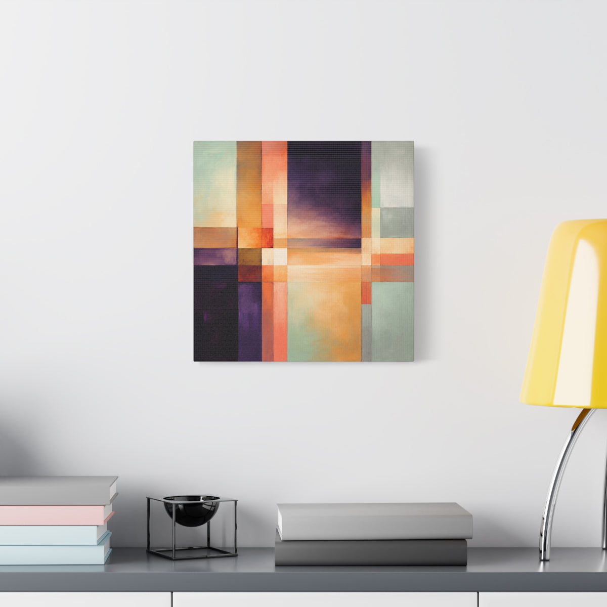 Between Light and Silence — Geometric Abstract Fine Art Print