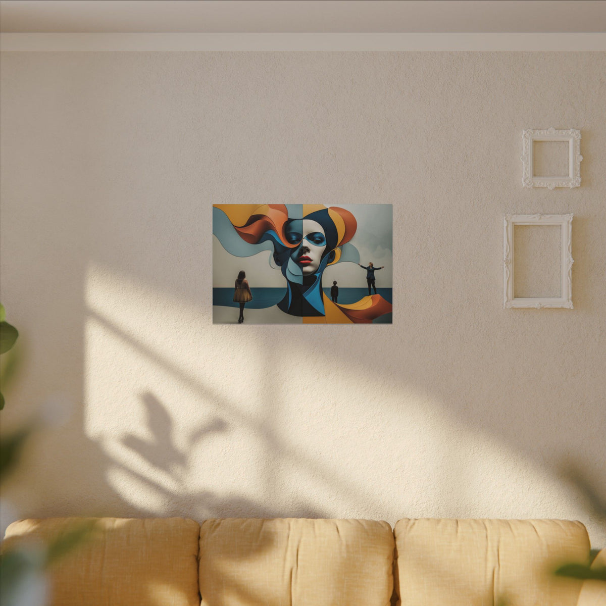 Between Tides – Modern Surreal Abstract Portrait Wall Art