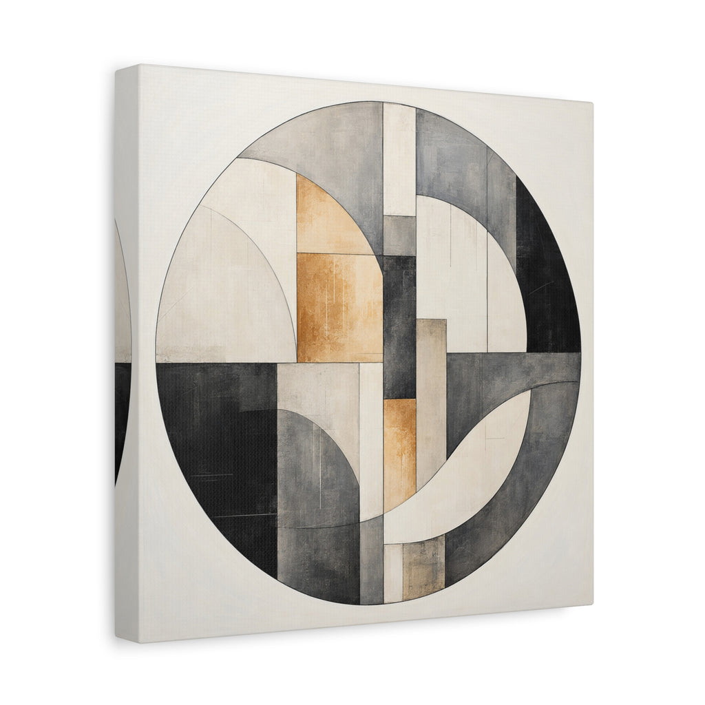 Quiet Architecture — Minimalist Geometric Abstract Wall Art