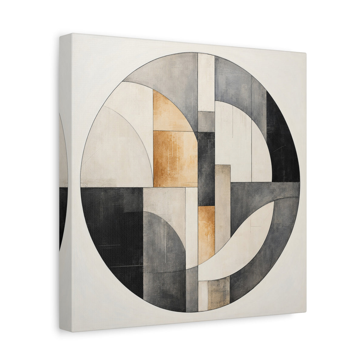 Quiet Architecture — Minimalist Geometric Abstract Wall Art