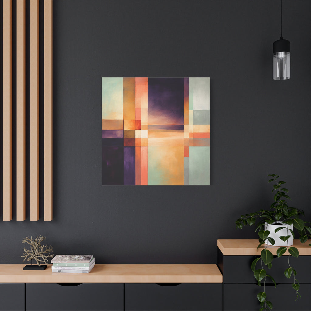 Between Light and Silence — Geometric Abstract Fine Art Print