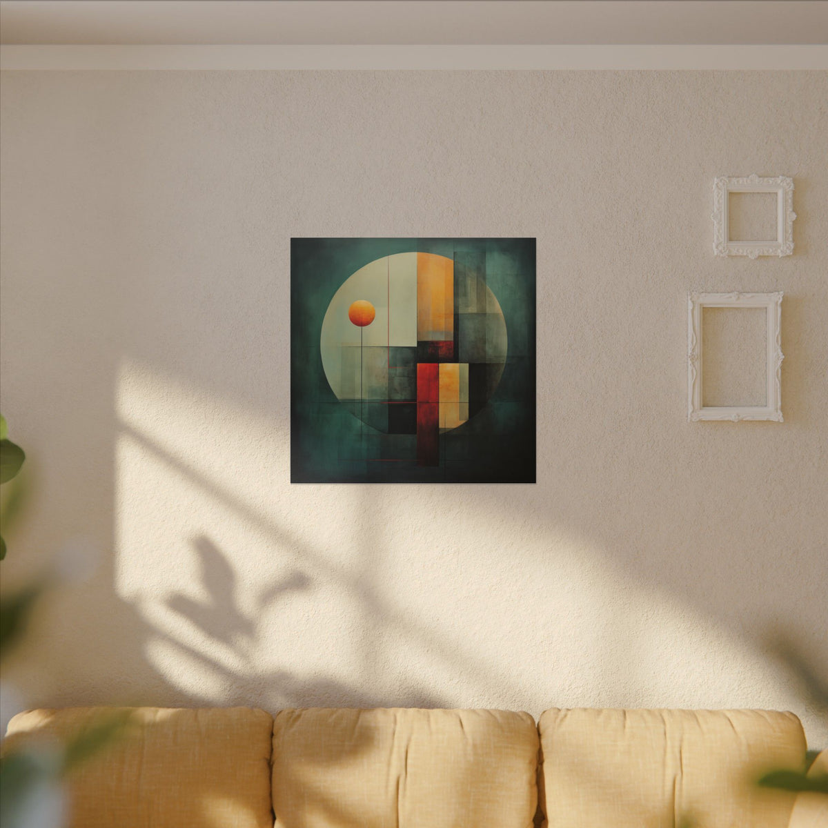 Still Point – Modern Geometric Abstract Canvas Print