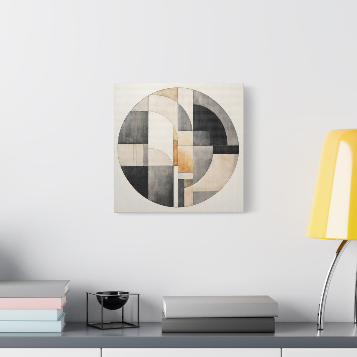 Arc of Balance — Minimalist Geometric Abstract Wall Art