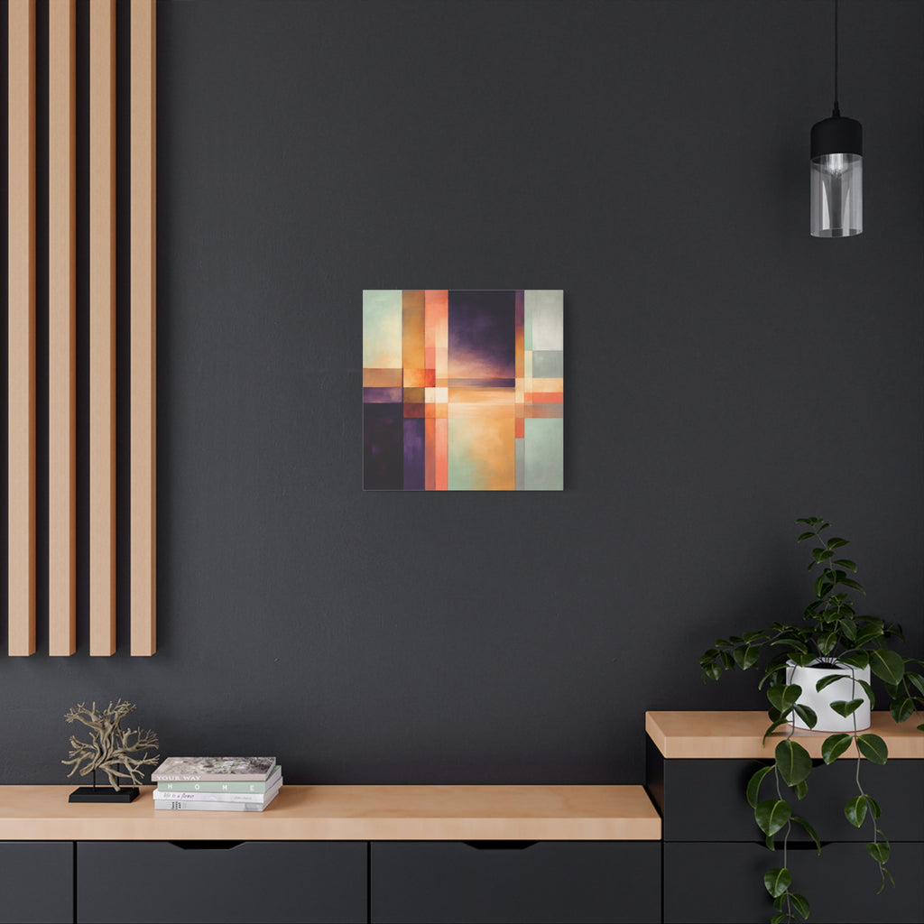 Between Light and Silence — Geometric Abstract Fine Art Print