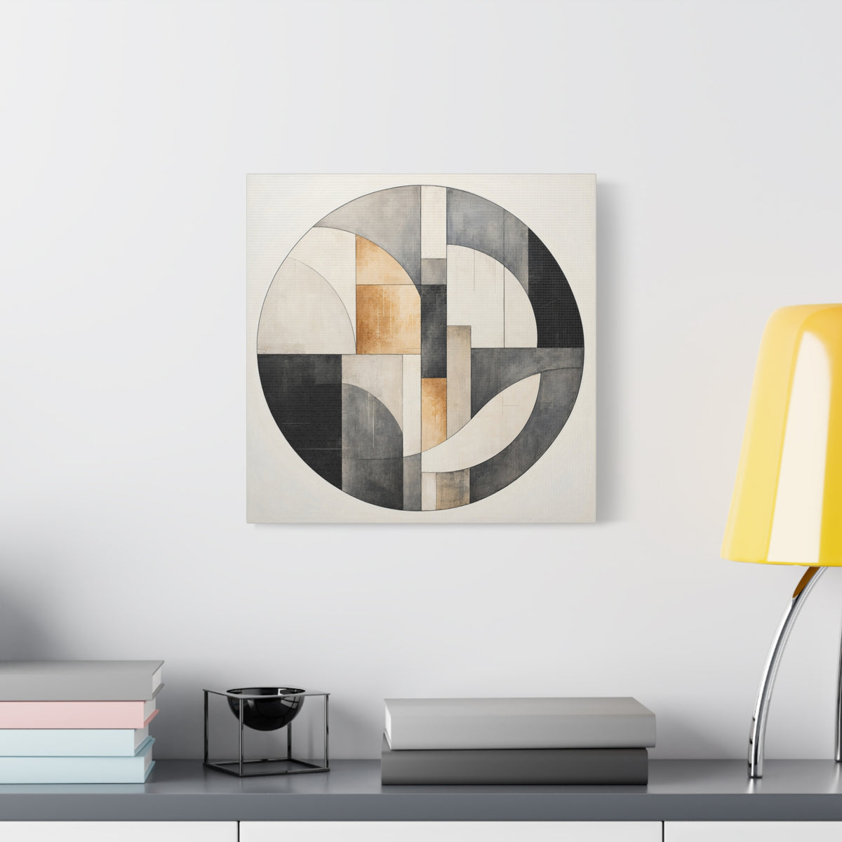 Quiet Architecture — Minimalist Geometric Abstract Wall Art
