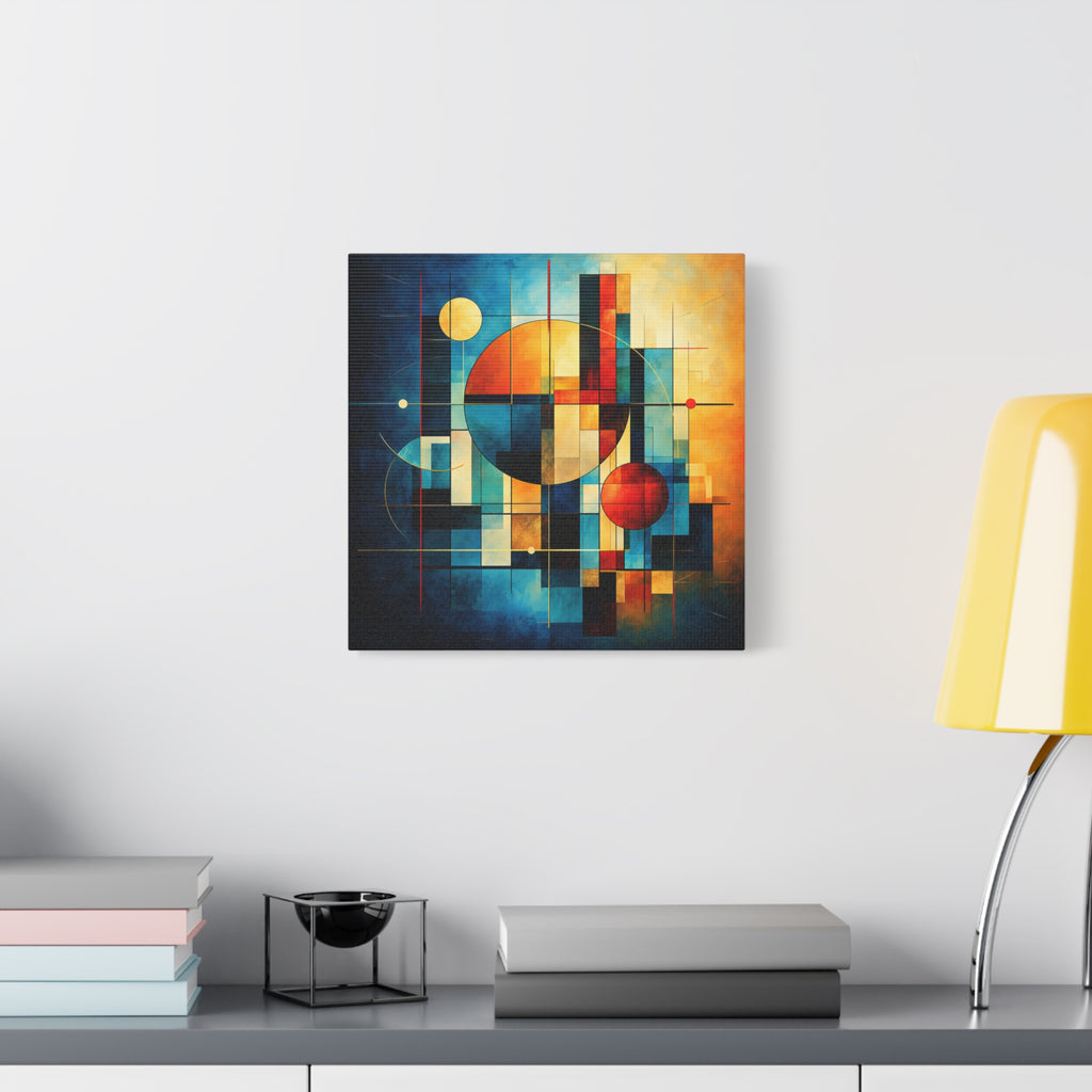 Urban Orbit — Modern Geometric Abstract Wall Art