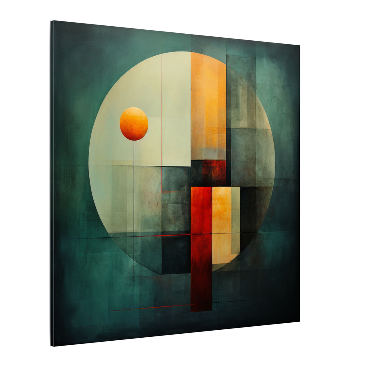 Still Point – Modern Geometric Abstract Canvas Print
