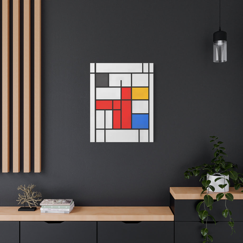 Primary Structure — Bauhaus Geometric Modernist Fine Art Print