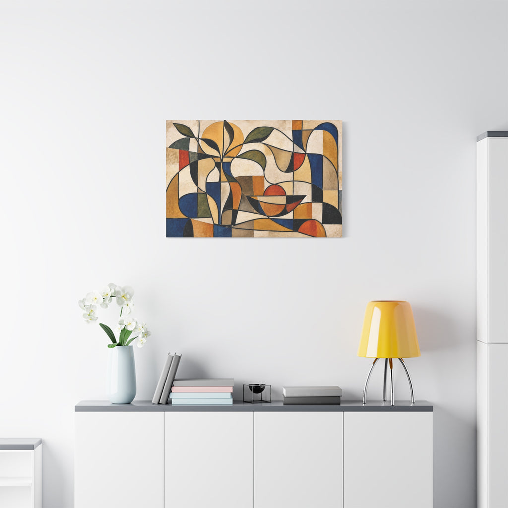Still Life in Motion — Mid-Century Botanical Abstract Fine Art Print