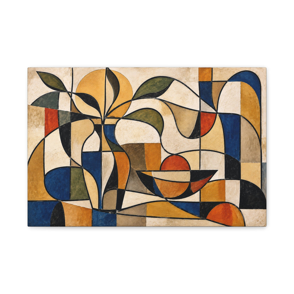 Still Life in Motion — Mid-Century Botanical Abstract Fine Art Print