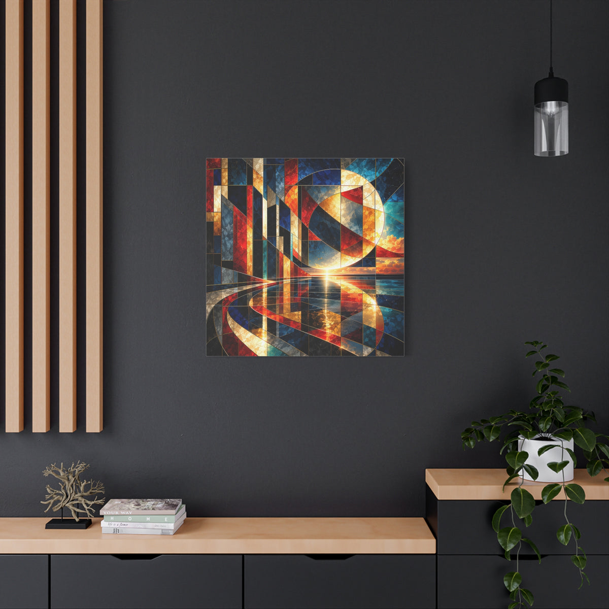 Solar Passage — Geometric Architectural Abstract Fine Art Print