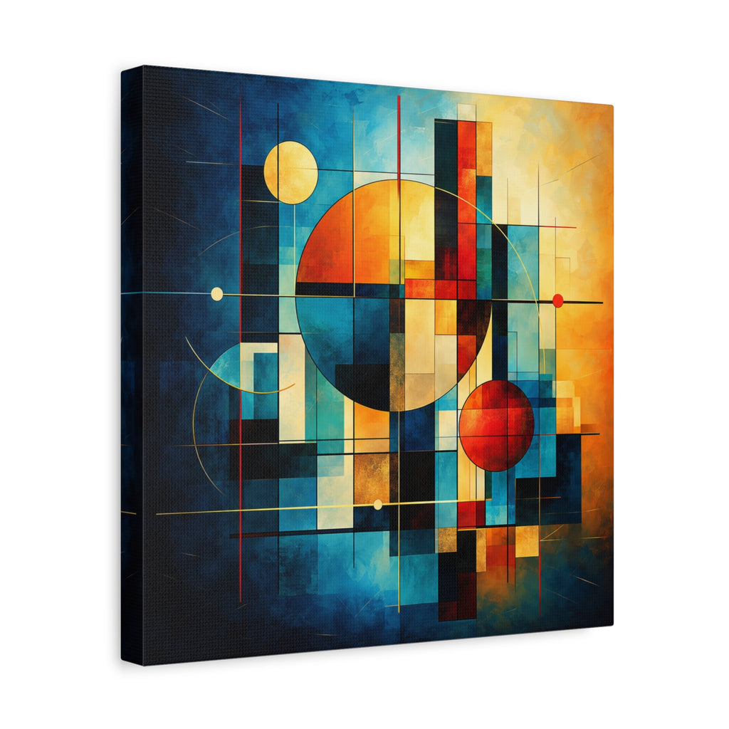 Urban Orbit — Modern Geometric Abstract Wall Art