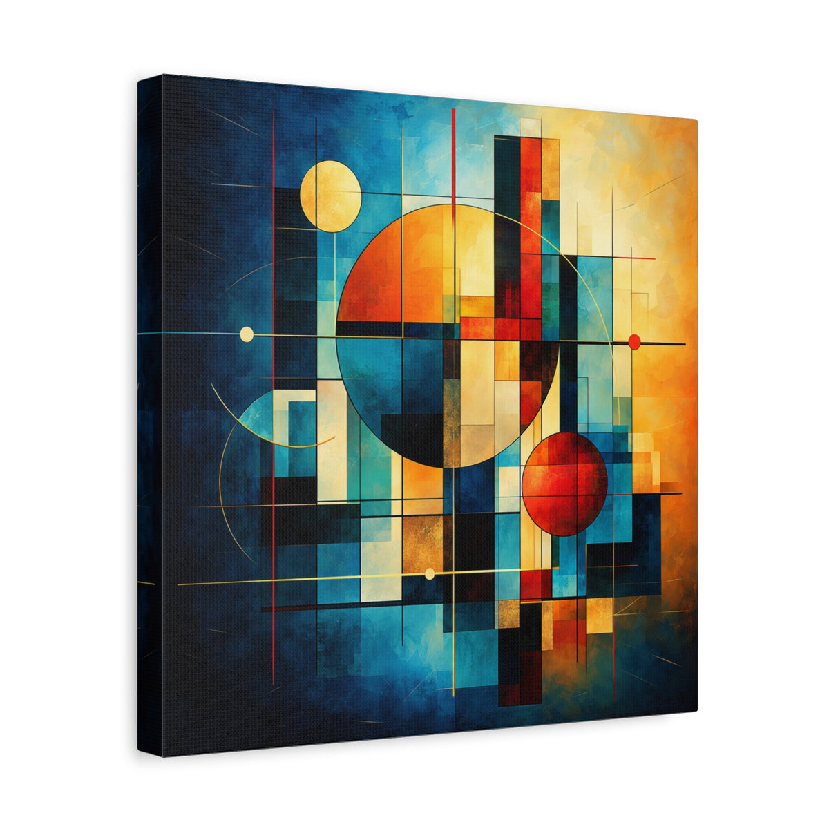 Urban Orbit — Modern Geometric Abstract Wall Art