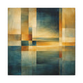 Between Water and Light — Geometric Horizon Abstract Fine Art Print