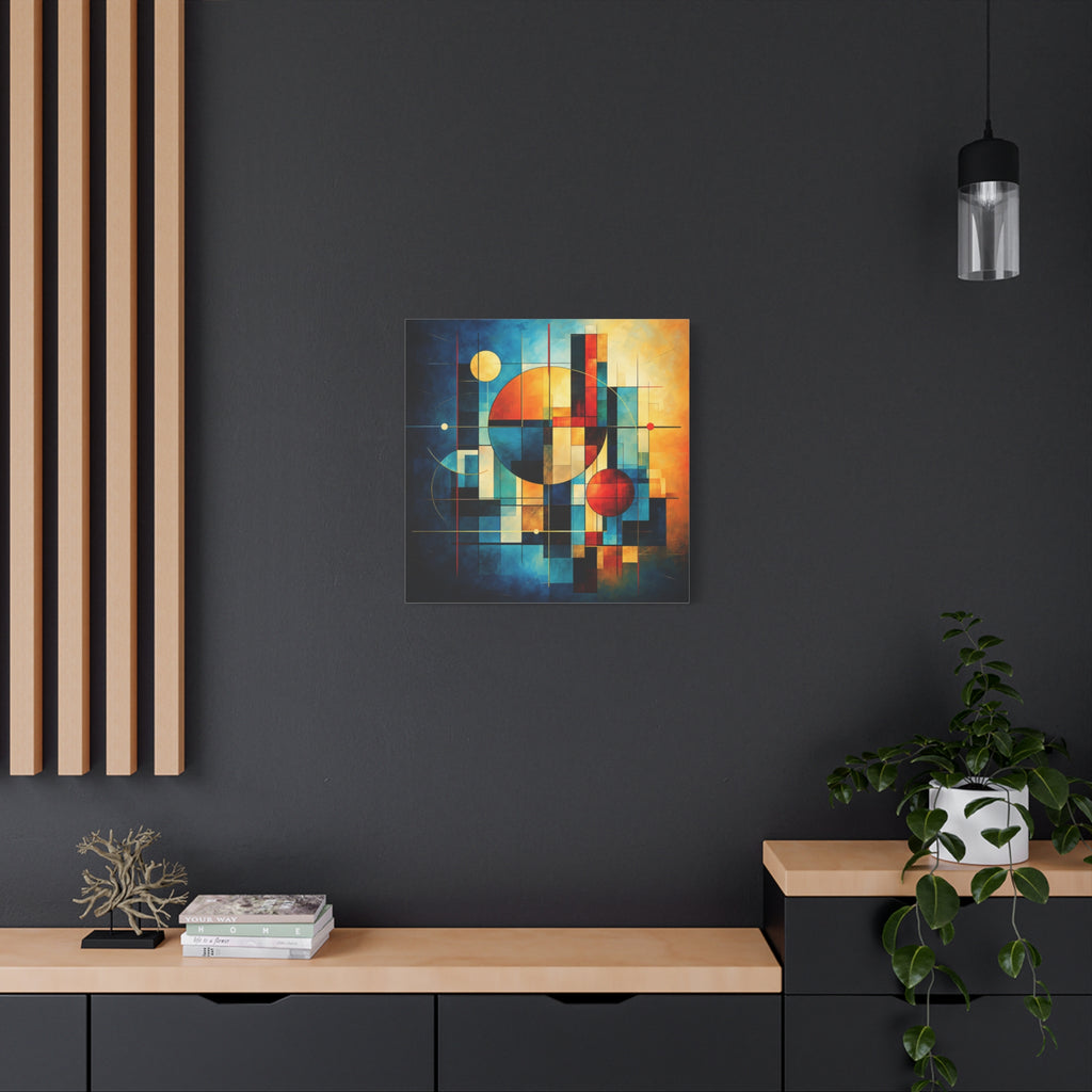 Urban Orbit — Modern Geometric Abstract Wall Art