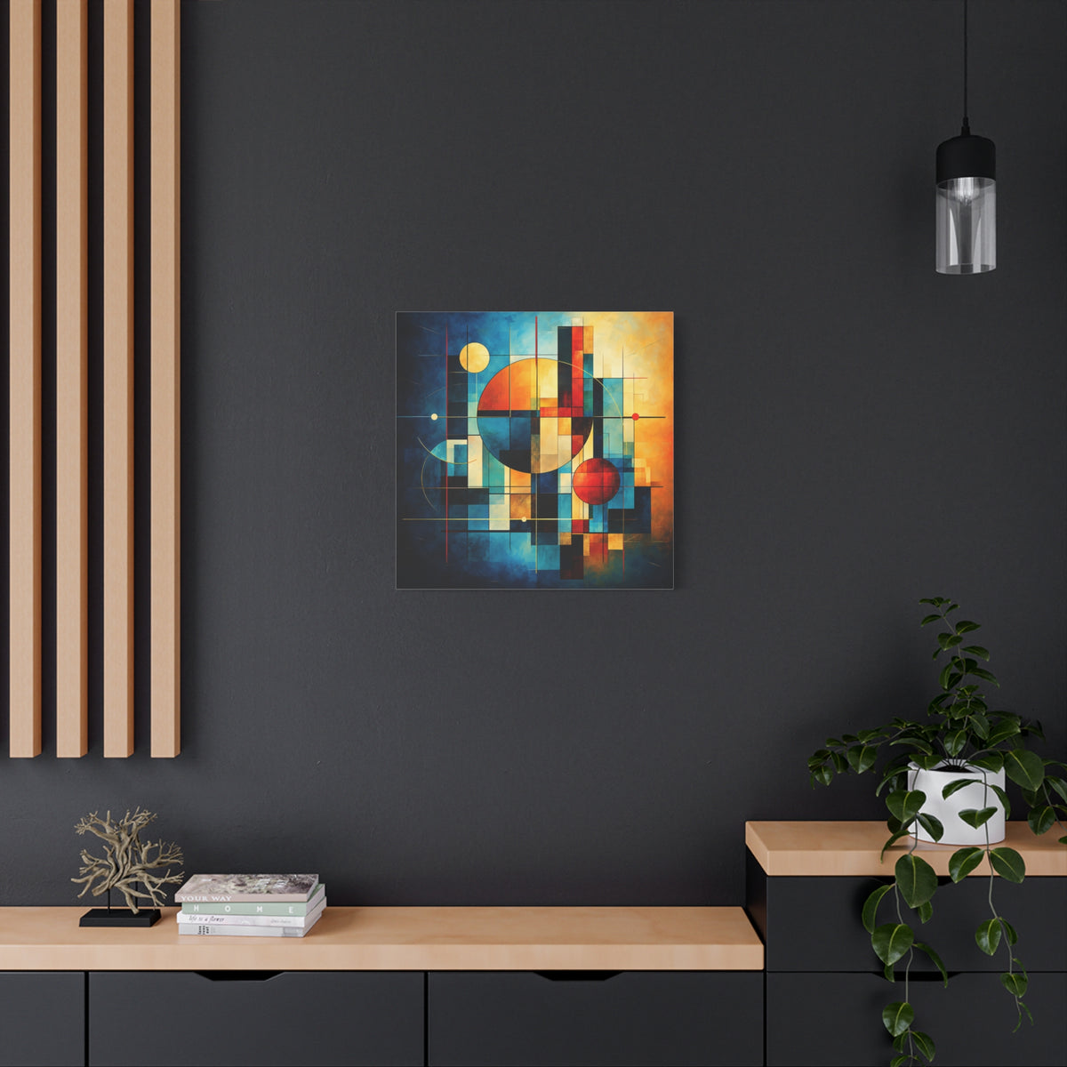 Urban Orbit — Modern Geometric Abstract Wall Art