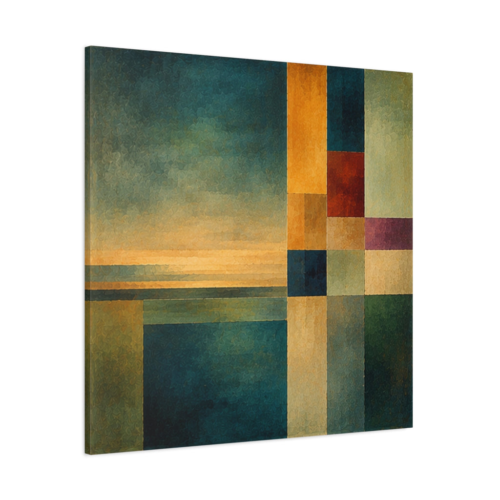 Still Horizon — Geometric Landscape Abstract Fine Art Print