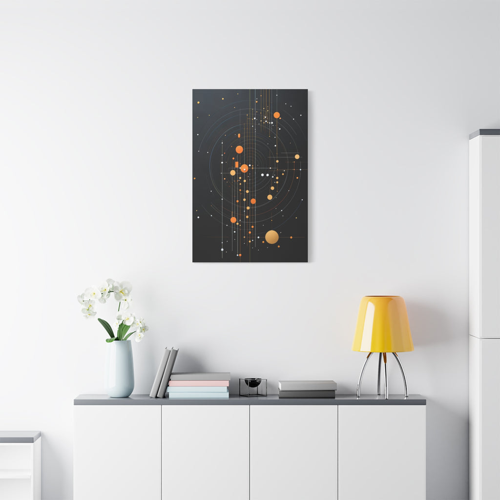 Celestial Coordinates — Planetary Blueprint Fine Art Print