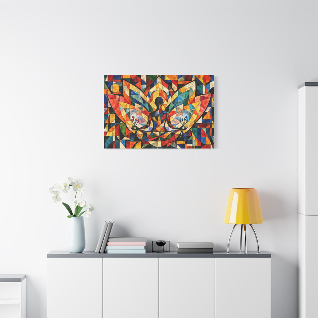 Stillness in Flight — Geometric Meditation Fine Art Print