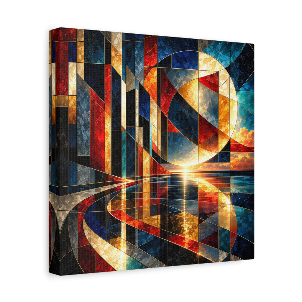 Solar Passage — Geometric Architectural Abstract Fine Art Print