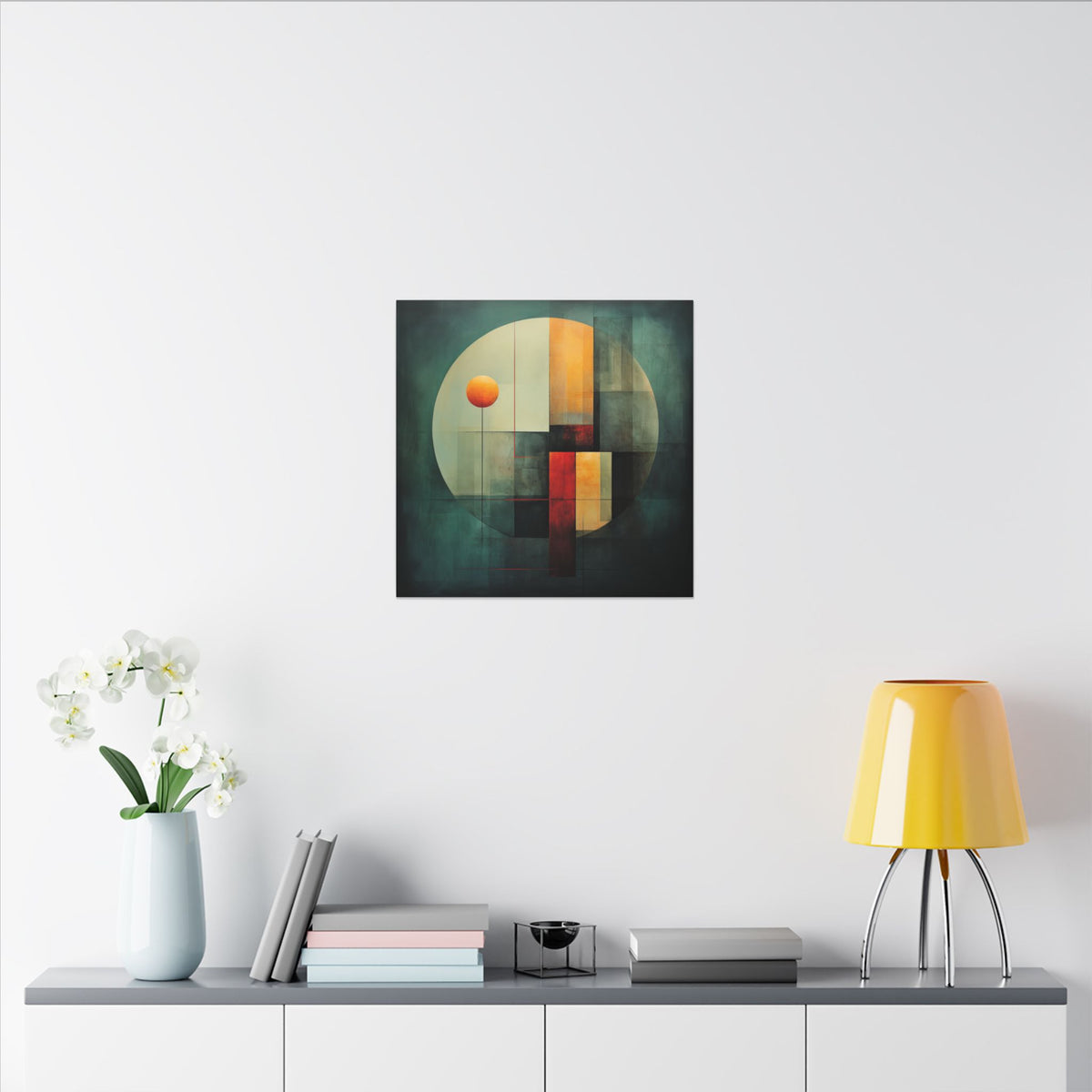 Still Point – Modern Geometric Abstract Canvas Print