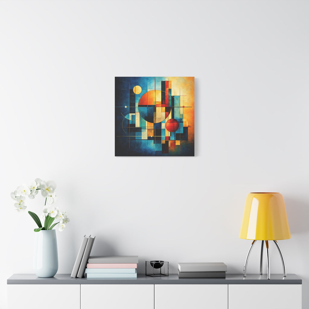 Urban Orbit — Modern Geometric Abstract Wall Art