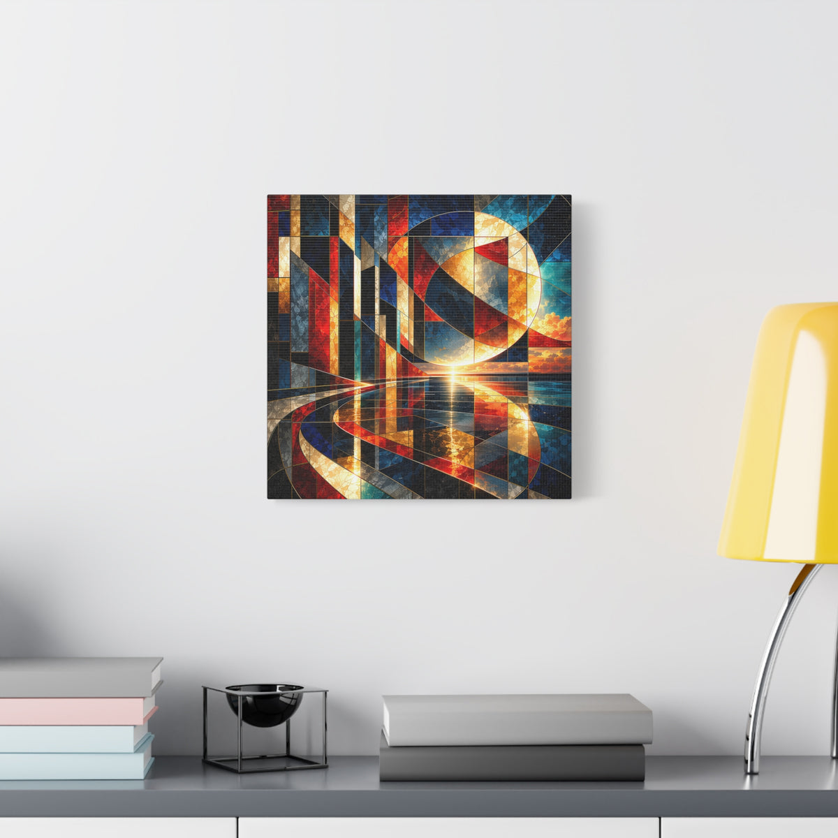 Solar Passage — Geometric Architectural Abstract Fine Art Print