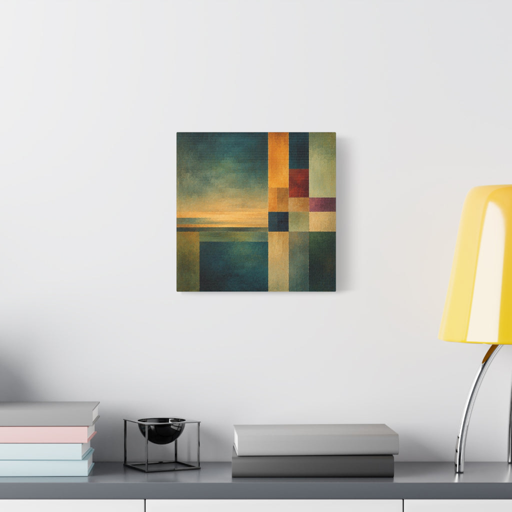 Still Horizon — Geometric Landscape Abstract Fine Art Print