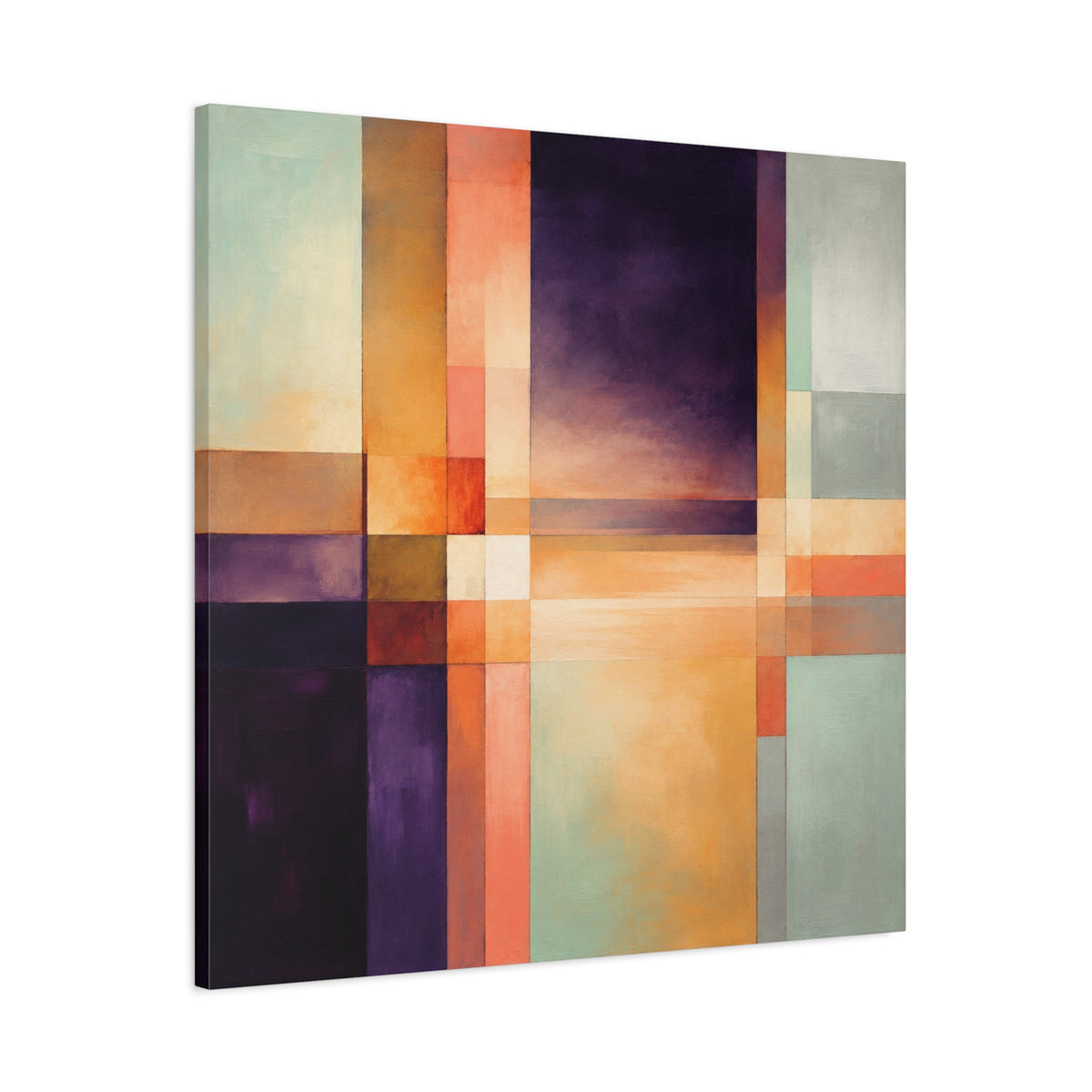 Between Light and Silence — Geometric Abstract Fine Art Print