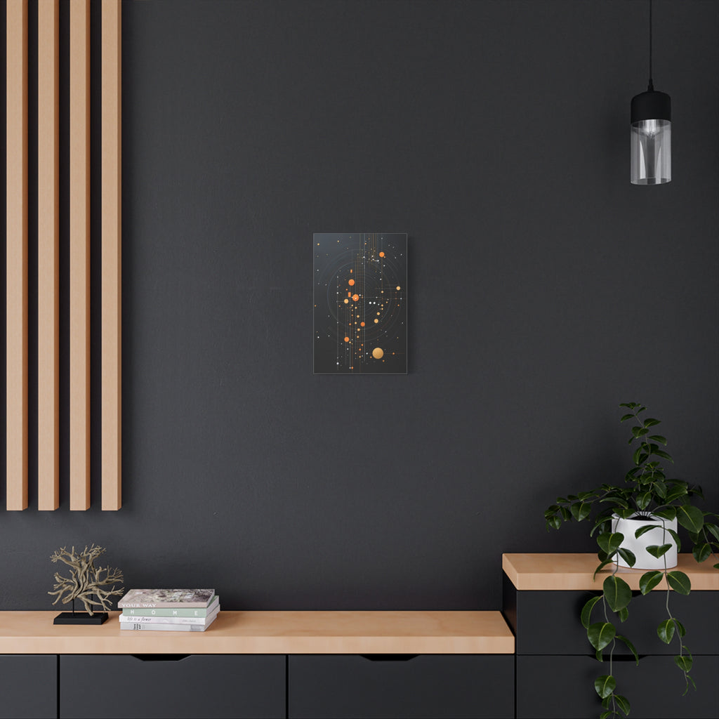 Celestial Coordinates — Planetary Blueprint Fine Art Print