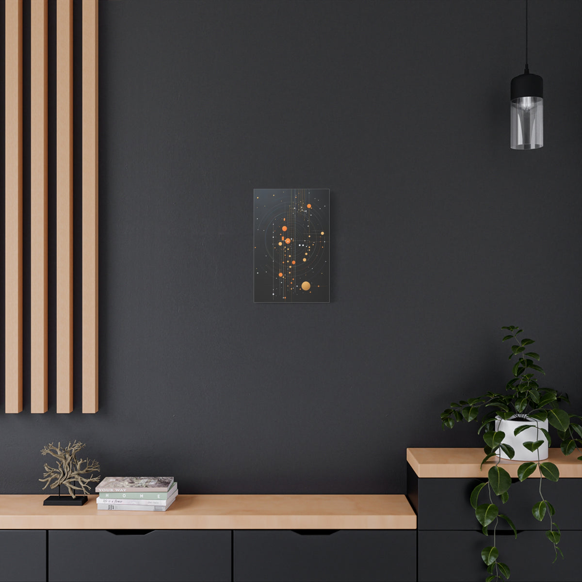 Celestial Coordinates — Planetary Blueprint Fine Art Print