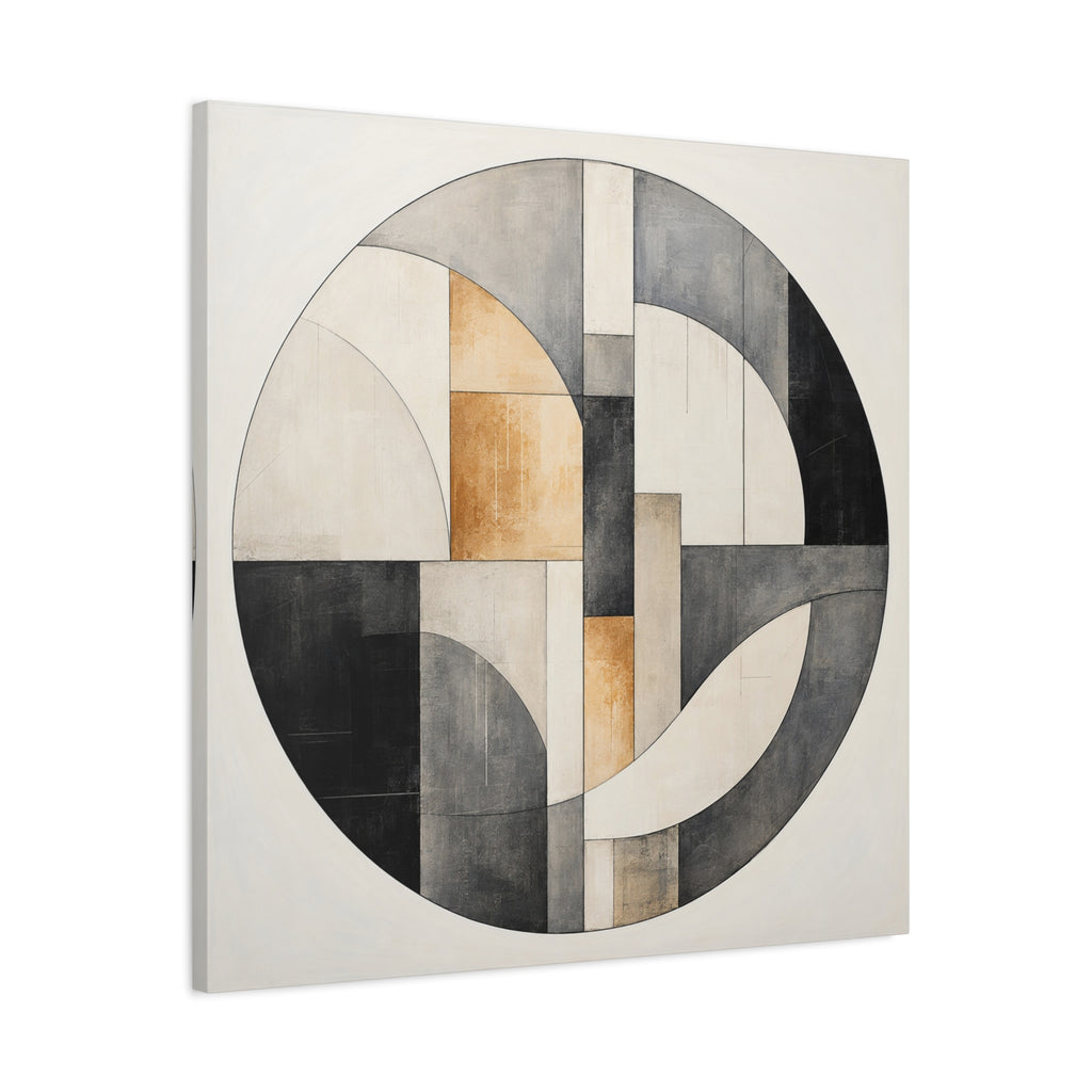 Quiet Architecture — Minimalist Geometric Abstract Wall Art
