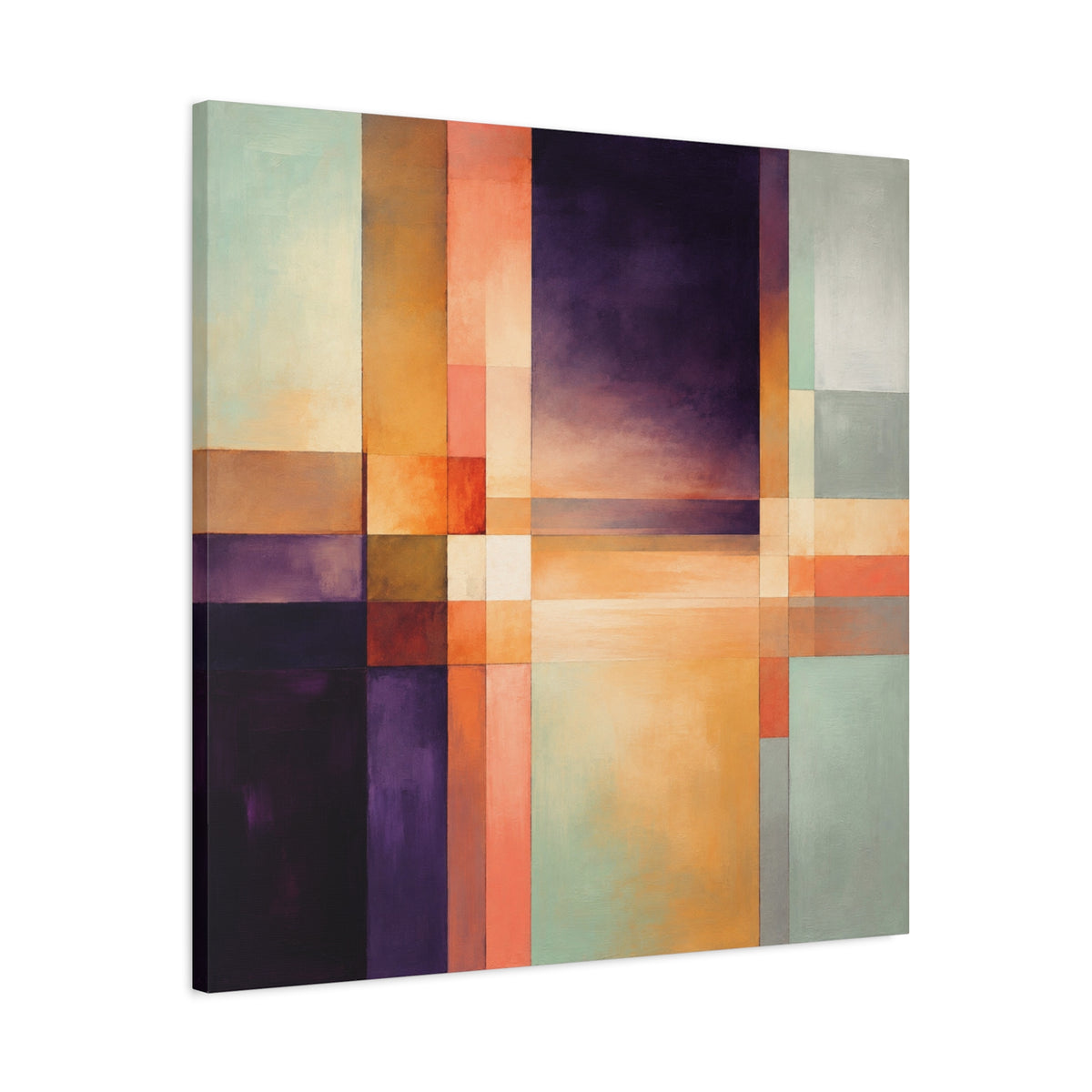 Between Light and Silence — Geometric Abstract Fine Art Print