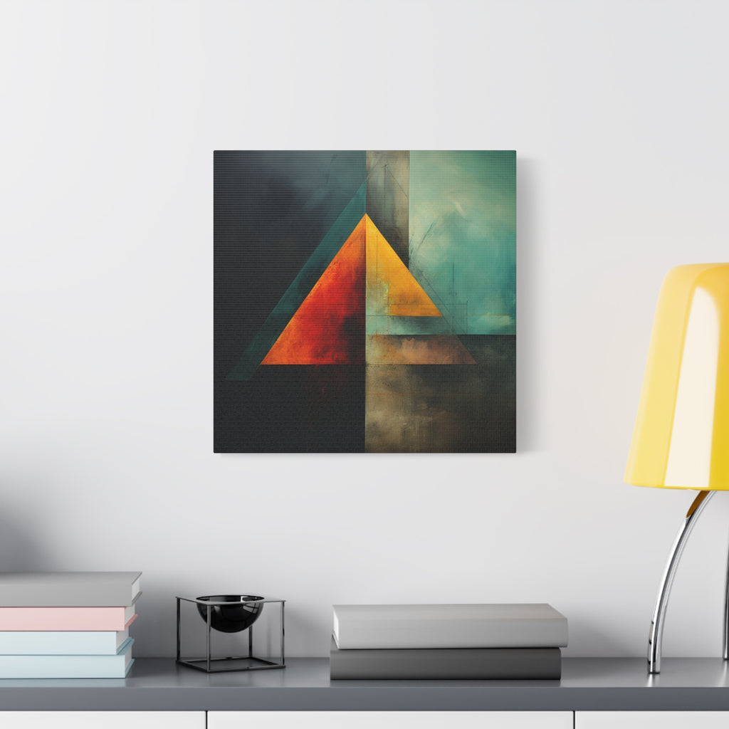 Point of Convergence — Modern Geometric Abstract Wall Art