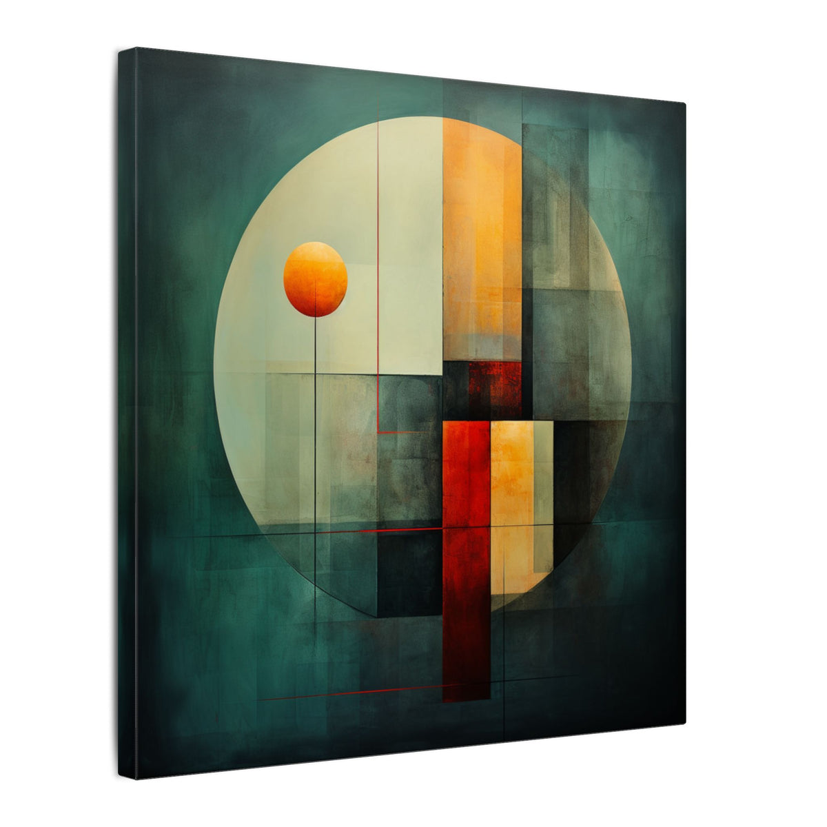Still Point – Modern Geometric Abstract Canvas Print