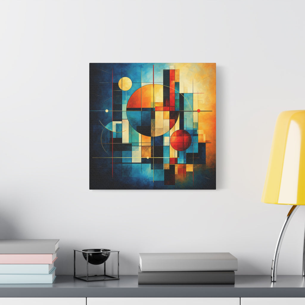 Urban Orbit — Modern Geometric Abstract Wall Art