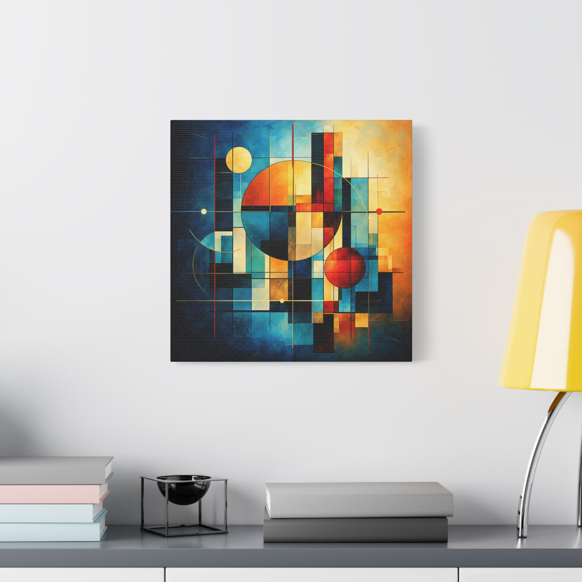 Urban Orbit — Modern Geometric Abstract Wall Art