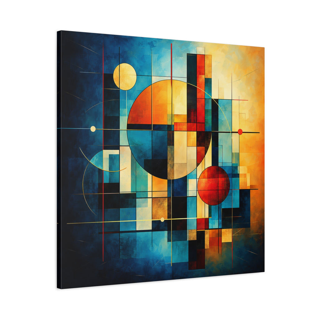Urban Orbit — Modern Geometric Abstract Wall Art