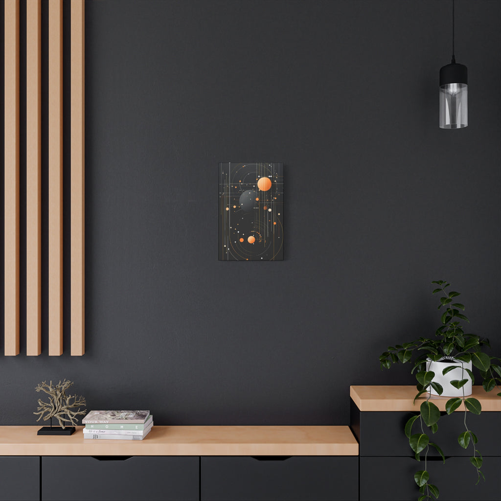 Orbital Convergence — Planetary Blueprint Fine Art Print