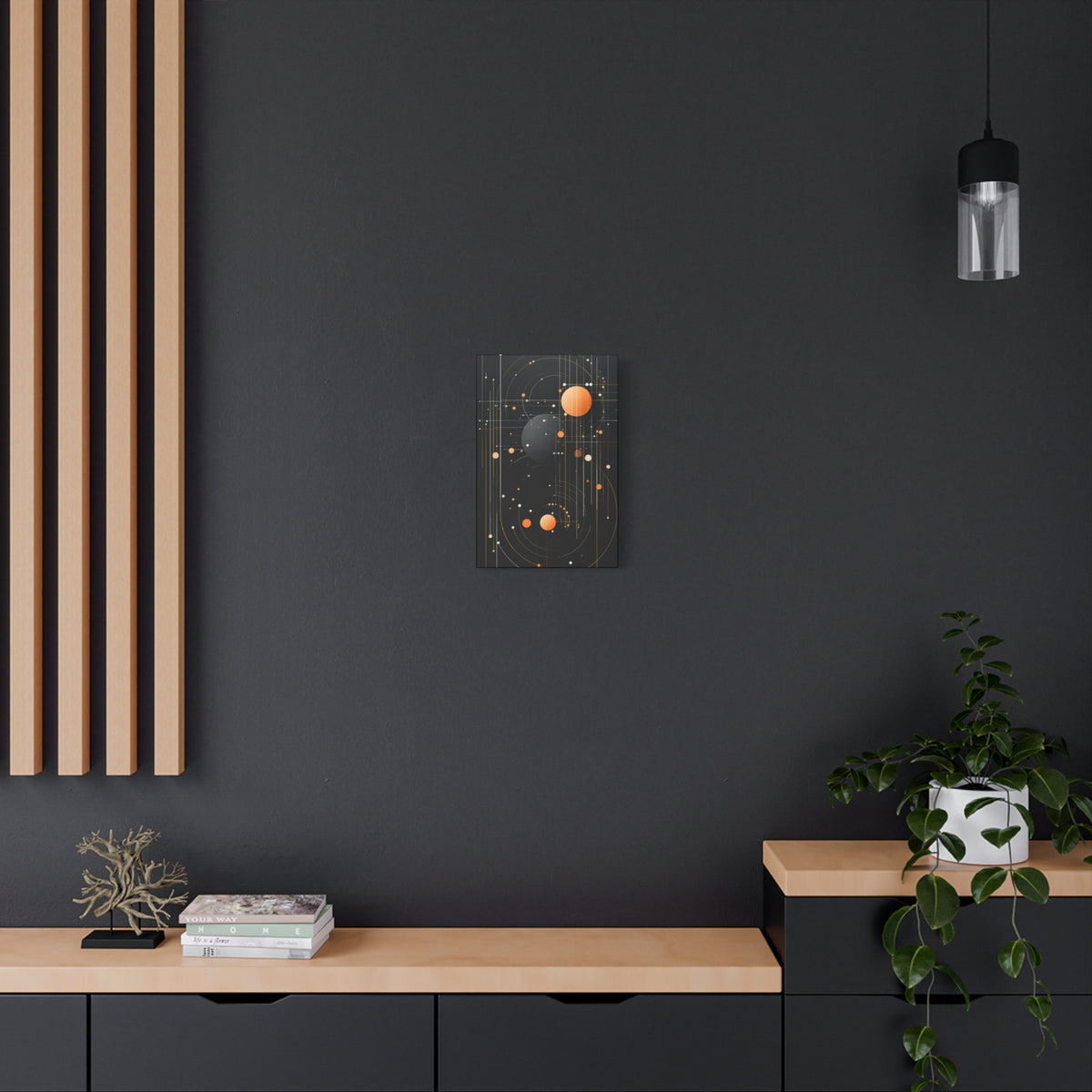 Orbital Convergence — Planetary Blueprint Fine Art Print