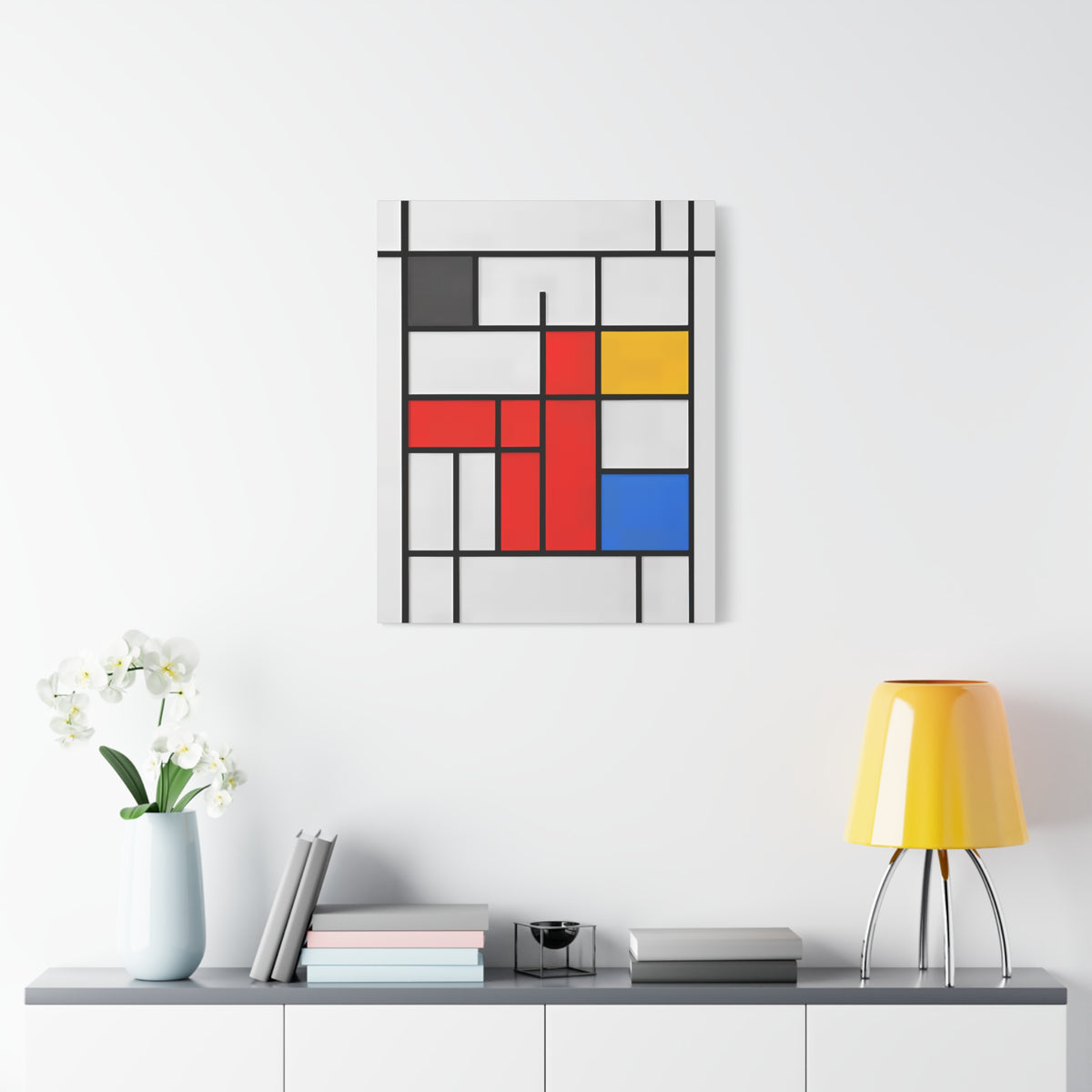 Primary Structure — Bauhaus Geometric Modernist Fine Art Print