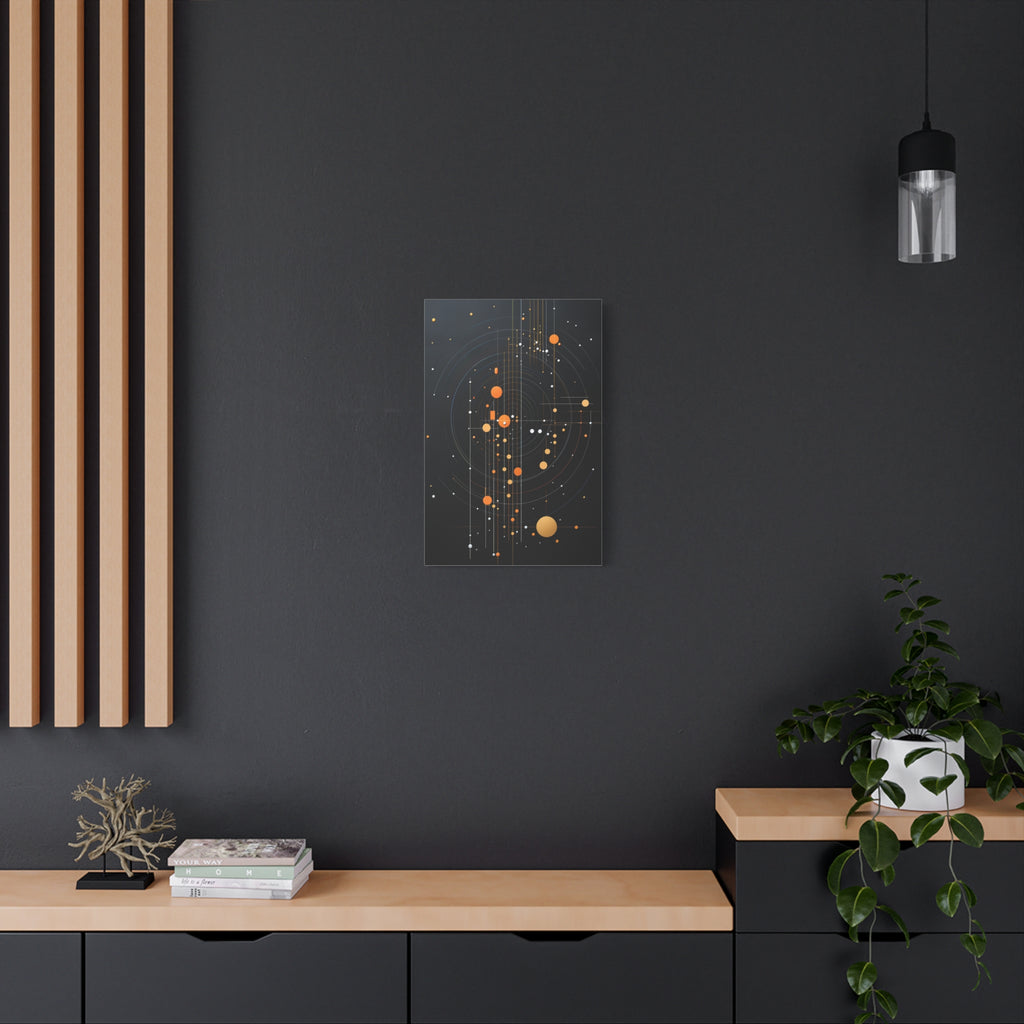Celestial Coordinates — Planetary Blueprint Fine Art Print