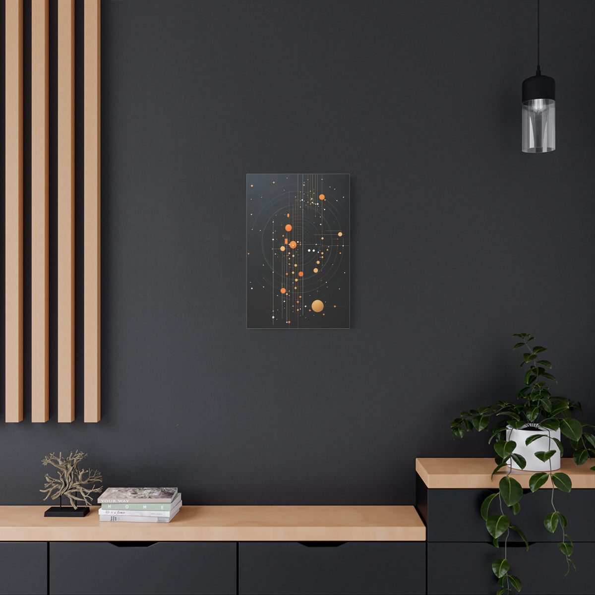 Celestial Coordinates — Planetary Blueprint Fine Art Print