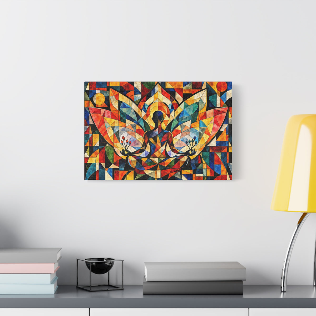 Stillness in Flight — Geometric Meditation Fine Art Print