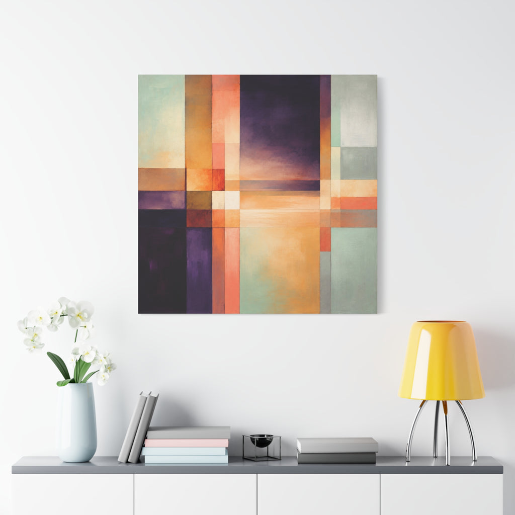Between Light and Silence — Geometric Abstract Fine Art Print