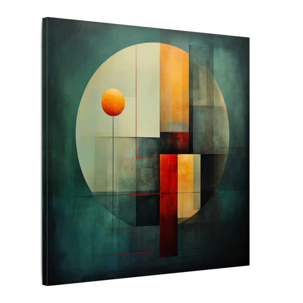 Still Point – Modern Geometric Abstract Canvas Print