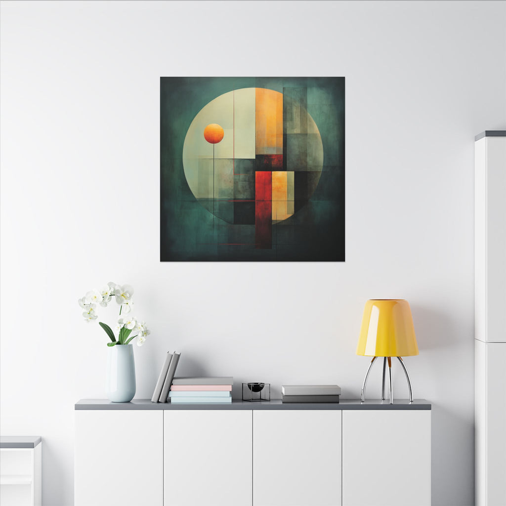 Still Point – Modern Geometric Abstract Canvas Print
