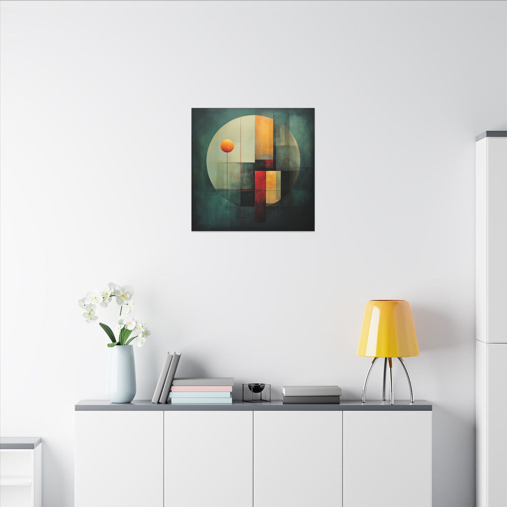 Still Point – Modern Geometric Abstract Canvas Print