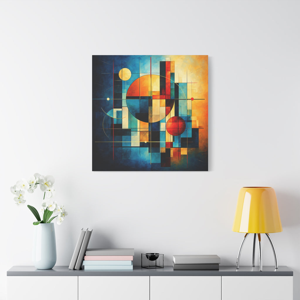 Urban Orbit — Modern Geometric Abstract Wall Art