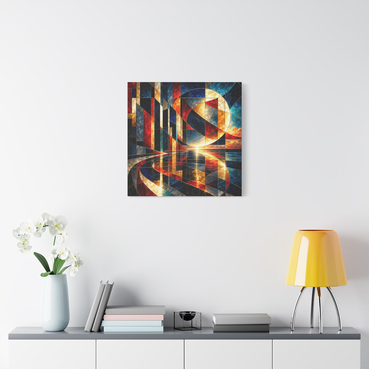 Solar Passage — Geometric Architectural Abstract Fine Art Print